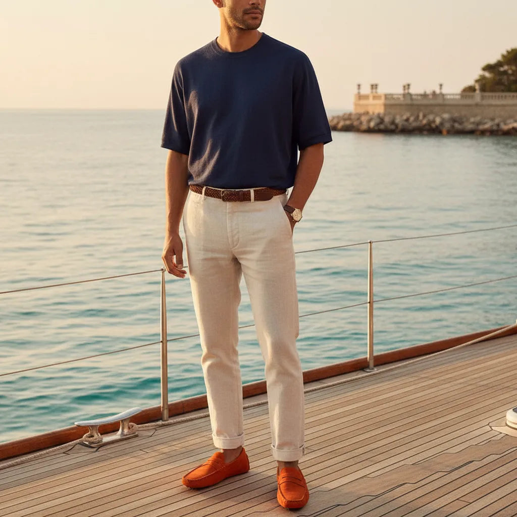 Mocassin en Daim Homme - old money style