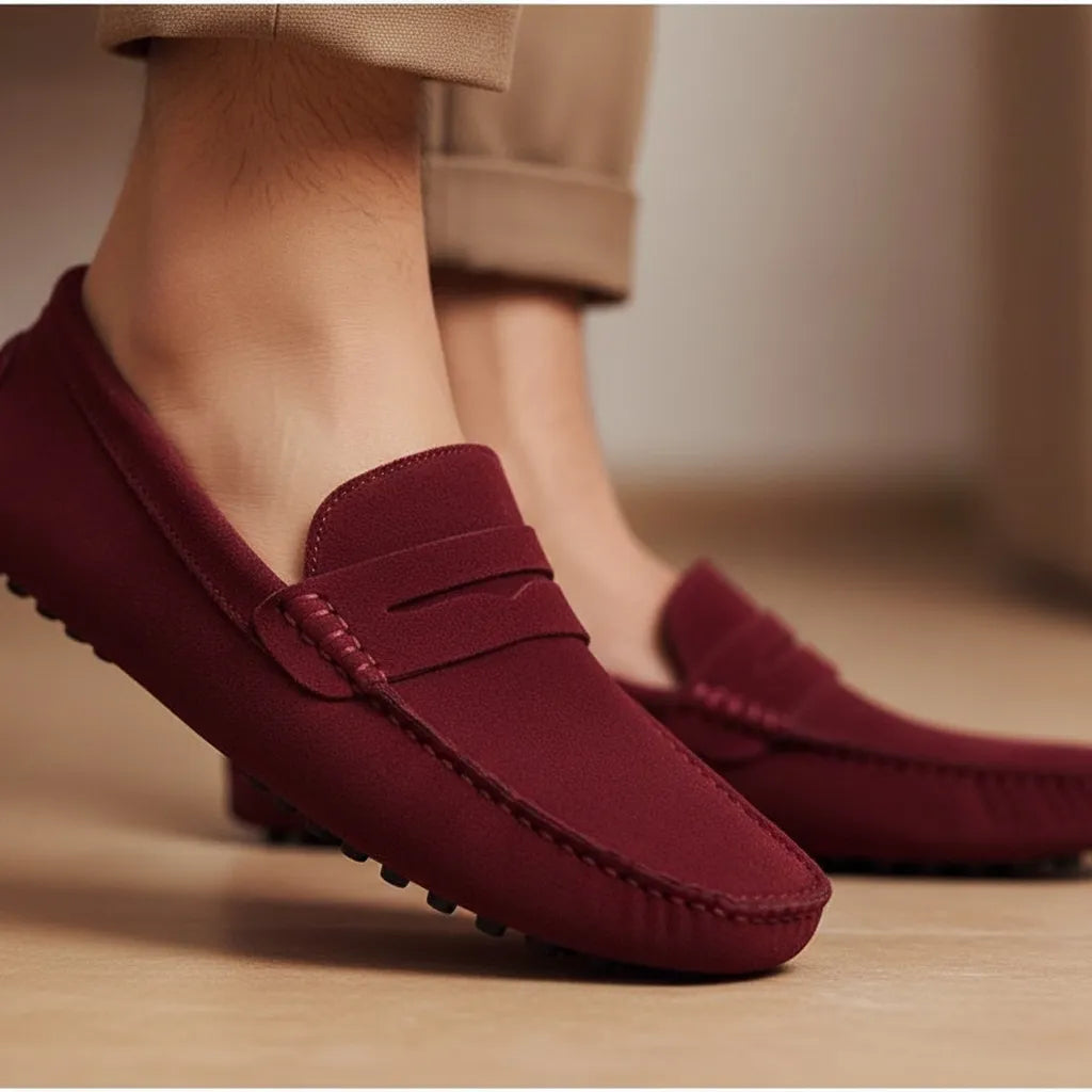 Mocassin en Daim Homme - old money style